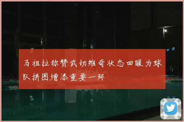马祖拉称赞武切维奇状态回暖为球队拼图增添重要一环
