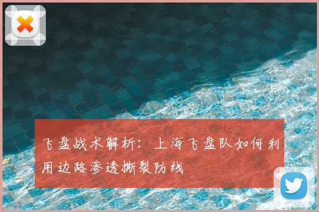 飞盘战术解析:上海飞盘队如何利用边路渗透撕裂防线